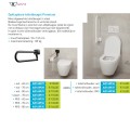 Opklapbare toiletbeugel Premium - Afbeelding 1
