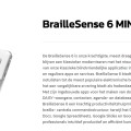 HIMS BrailleSense 6 mini (20 cellen) - Afbeelding 1