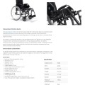 Aqulia opvouwbare rolstoel - Afbeelding 1