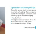 PERFORMANCE HEALTH Days Toiletbeugel opklapbaar met vloersteun 506D / AD140733 - Afbeelding 1