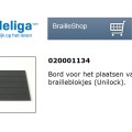 Unilock braillebord voor brailleblokjes 020001134 - Afbeelding 1