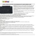 Aipad IBT008 bluetooth toetsenbord met hoes - Afbeelding 1
