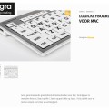 LOGICKEYBOARD Toetsenbord Alba voor MAC - Afbeelding 1