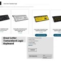 LOGICKEYBOARD Groot Letter toetsenbord - Afbeelding 1