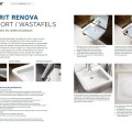 GEBERIT Renova Comfort serie onderrijdbare wastafel - Afbeelding 1