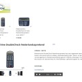 CARETEC DoubleCheck Nederlandstalige rekenmachine - Afbeelding 1