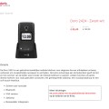 DORO 2424 klap GSM grijs - Afbeelding 2