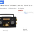 SANGEAN PR-D17 radio met voelbare toetsen en spraak - Afbeelding 4