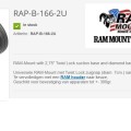 RAM Mounts RAM-Mount Twist Lock zuignap RAP-B-166-2U - Afbeelding 1
