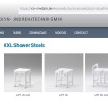 RCN XXL Shower stools RCN zit voor douche - Afbeelding 1