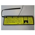 LOGICKEYBOARD Slim Line/ Nero toetsenbord met usb-lamp - Afbeelding 1