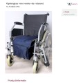 Rolstoeltas opbergtas onder de rolstoel - Afbeelding 1