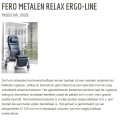HAELVOET Metalen relaxzetel Fero met neerschuifbare armen 05600 - Afbeelding 2