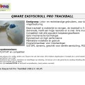 Qware Easyscroll Pro TrackBall - Afbeelding 1
