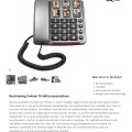 Profoon TX-560 bureautelefoon - Afbeelding 1