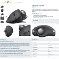 LOGITECH Bluetooth Trackball MX Ergo draadloos RF of bluetooth - Afbeelding 1