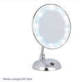 Wenko spiegel LED Style op statief vergroot 3 maal - Afbeelding 1