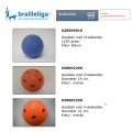 Bellenbal / Goalbal met rinkelbellen (21 cm) 02002250 - Afbeelding 1