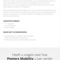 Peeters Mobility aangepaste voertuigen - Afbeelding 1