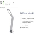 Portable LED lamp oplaadbaar via USB – PureLite - Afbeelding 1