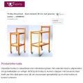 PERFORMANCE HEALTH Trolley Newstead - hout compact 40 cm - Afbeelding 1