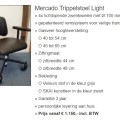MERCADO Trippelstoel Light - Afbeelding 1
