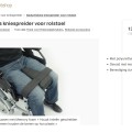 Abductiekussen kniespreider voor rolstoel 747.100 - Afbeelding 2