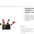 SLECHTZIENDNL Low Vision Design Speelkaarten Mega symbolen 2 stuks - Afbeelding 2