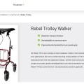 HUMAN CARE Rebel Trolley Walker / Rebel RA - Afbeelding 1