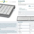 Ultraboard 960 compact toetsenbord bedraad - Afbeelding 1