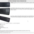 LOGITECH Toetsenbord met ingebouwde touchpad Logitech Wireless Touch Keyboard K400 - Afbeelding 1