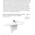 ROPOX Hoogteverstelbare lavabo met geïntegreerde handvatten Ropox Support - Afbeelding 2