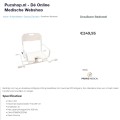 PREMIS Badstoel belastbaar tot 100 kg / draaibaar - Afbeelding 1