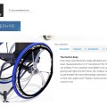 COLOURS Zephyr rolstoel - Afbeelding 1