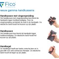 FICO Handkussen dat de handpalm beschermt (anti-contractuur) - Afbeelding 1