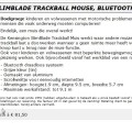 Slimblade Trackball Mouse draadloos - Afbeelding 1