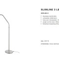 DAYLIGHT Slimline LED vloerlamp D35118 - Afbeelding 3