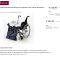Benen- en onderlichaambescherming voor rolstoel fleece AA8645 - Afbeelding 1