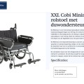 COBI REHAB Minimaxx Plooibare rolstoel - Afbeelding 3