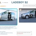 RAUSCH The Ladeboy S2 wheelchair not folded zijkant / rolstoel niet gevouwen - Afbeelding 3