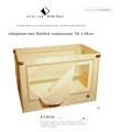 ATELIER MICHEL KOENE Blokfink inklapbaar bed B9000000 - Afbeelding 1