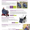 Benen- en onderlichaambescherming voor rolstoel fleece AA8645 - Afbeelding 2