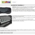 CEREATECH Accuratus Toughball 2 compact draadloos toetsenbord met trackball - Afbeelding 1
