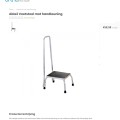 ABLE2 Opstapje/voetstoel met handleuning PR60222H - Afbeelding 1