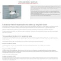 ROPOX Hoogteverstelbare lavabo Ropox Adaptline - Afbeelding 2