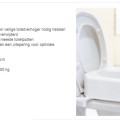ETAC Hi-Loo toiletverhoger zonder armsteunen en afneembaar - Afbeelding 3