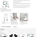 ETAC Douche-/toilet(rol)stoel Clean - Afbeelding 1
