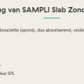 SAMPLI Slab met/zonder opvangzakje - Afbeelding 2