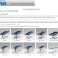 RCN Douchebrancard met hoogteverstelling / bath gurney assortiment - Afbeelding 1