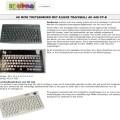 AK Mini toetsenbord met kleine trackball AK 440-TP-B - Afbeelding 1